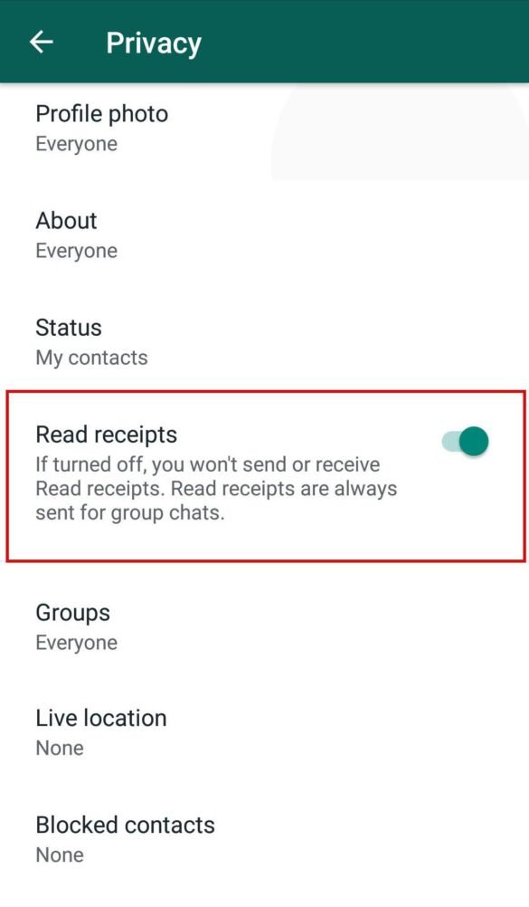 whatsapp read receipts without online